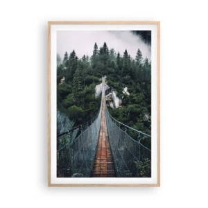 Plakat w ramie jasny dąb - Tylko dla orłów - 61x91 cm