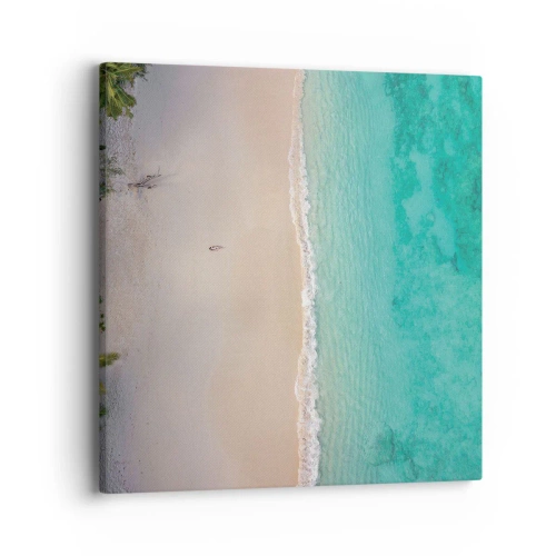 Obraz na płótnie - Rajska plaża - 40x40 cm