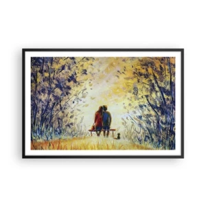 Plakat w czarnej ramie - Magiczna chwila - 91x61 cm