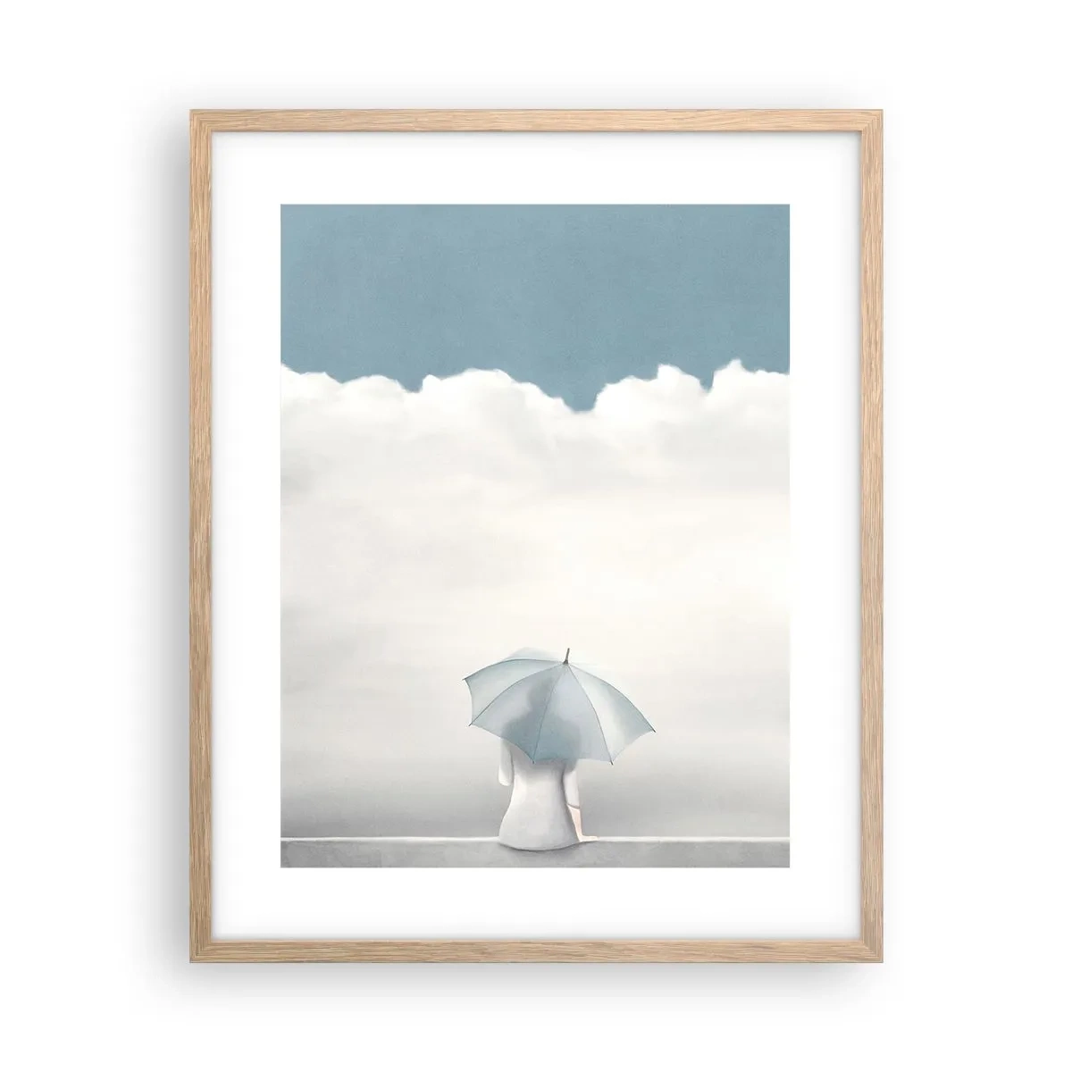 Plakat w ramie jasny dąb - Na krawędzi jawy i marzenia - 40x50 cm