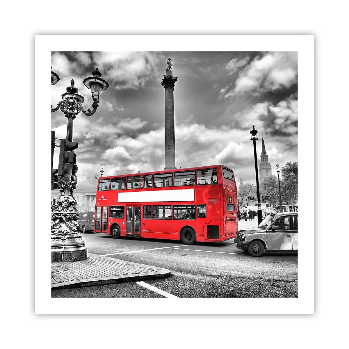 Plakat - Prawdziwy krwioobieg miasta - 60x60 cm