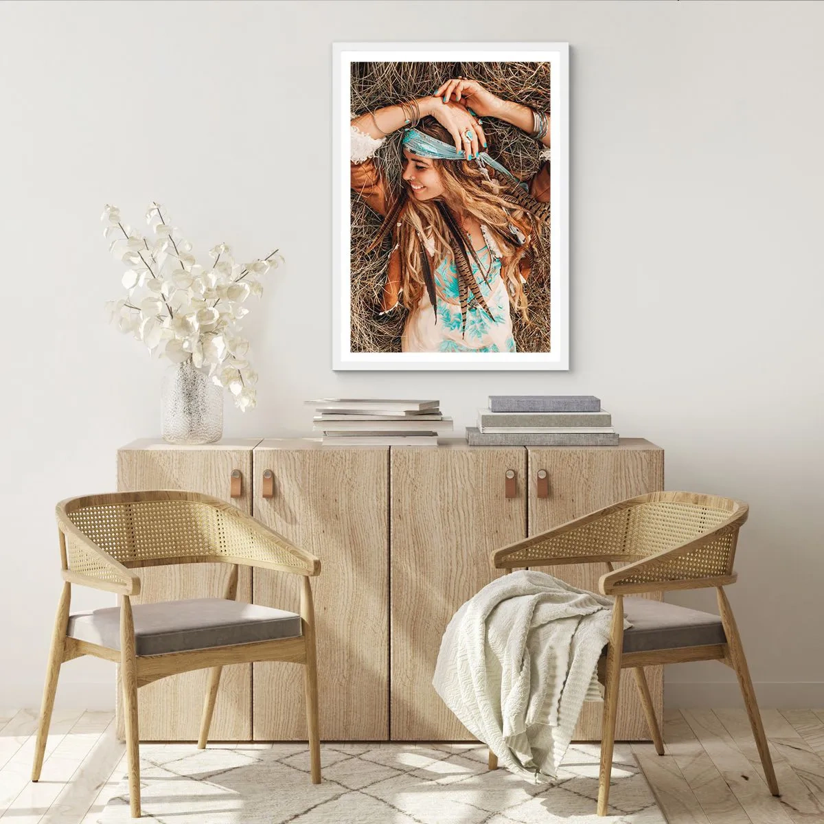 Plakat w białej ramie - W drodze do lata miłości - 30x40 cm