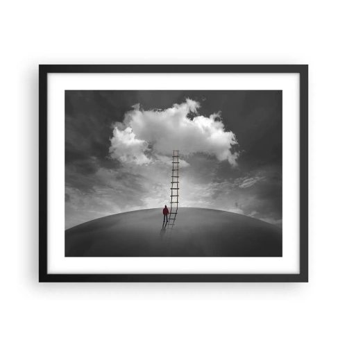 Plakat w czarnej ramie - Wszystko możliwe - 50x40 cm