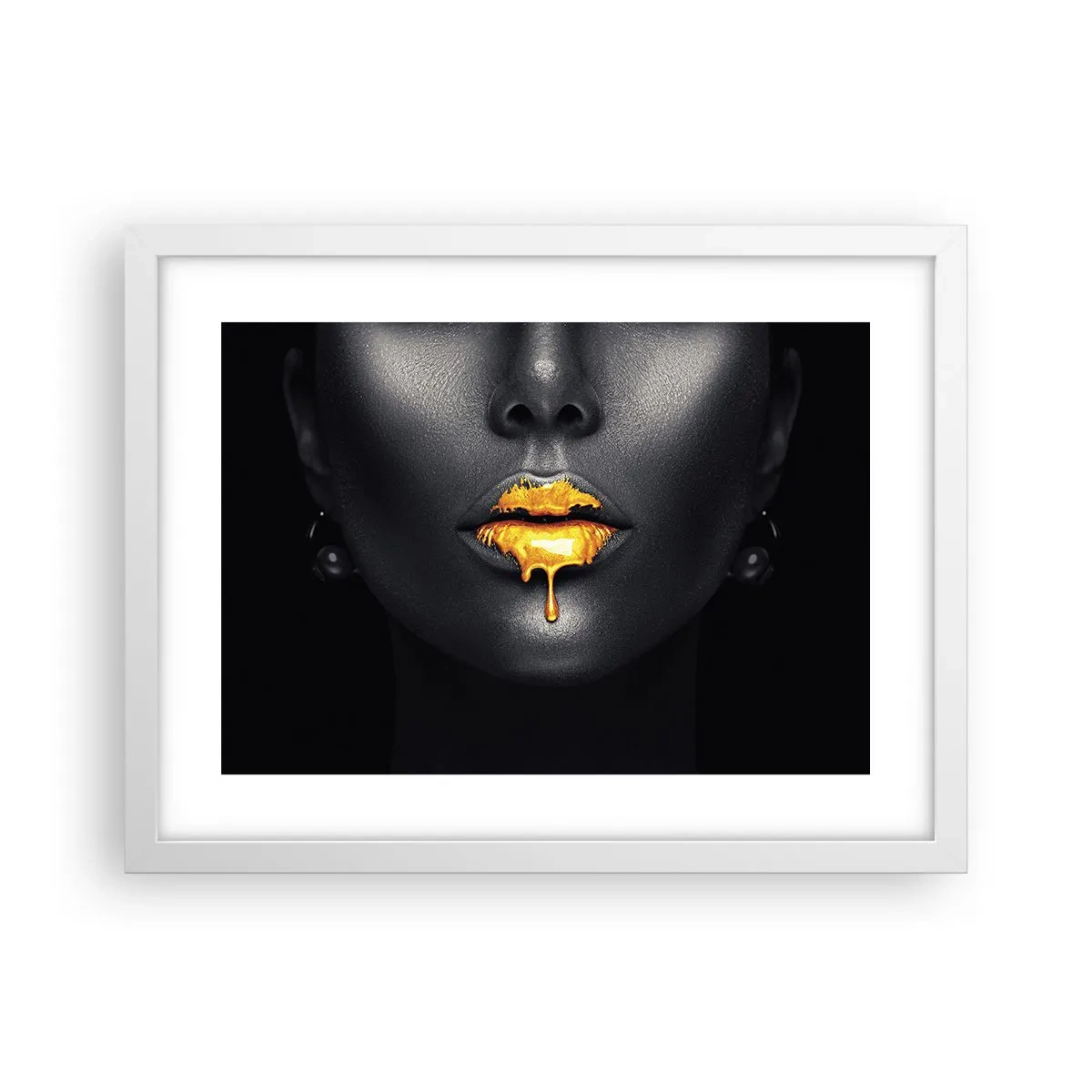 Plakat w białej ramie - Złotousta - 40x30 cm