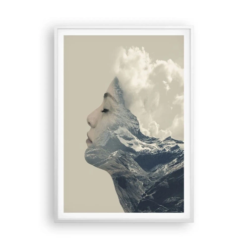 Plakat w białej ramie - Uroda żywiołów - 70x100 cm