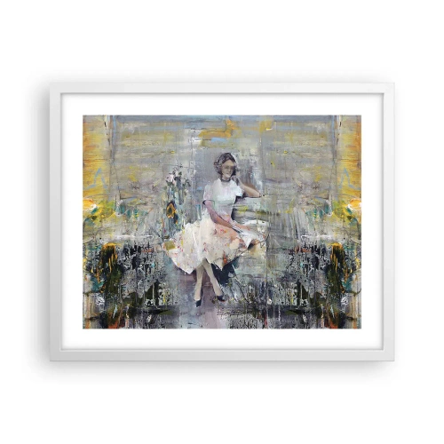 Plakat w białej ramie - Klasyczna i nowoczesna - 50x40 cm