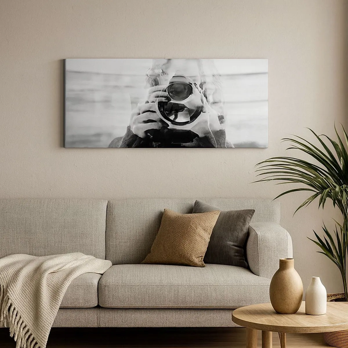 Obraz na płótnie - Twórca i tworzywo - 100x40 cm