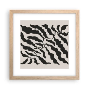 Plakat w ramie jasny dąb - Natura kwadratu - 30x30 cm