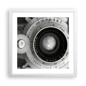 Plakat w białej ramie - Opowieść o Hollywood - 40x40 cm