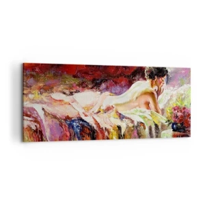 Obraz na płótnie - Zamyślona Wenus - 100x40 cm