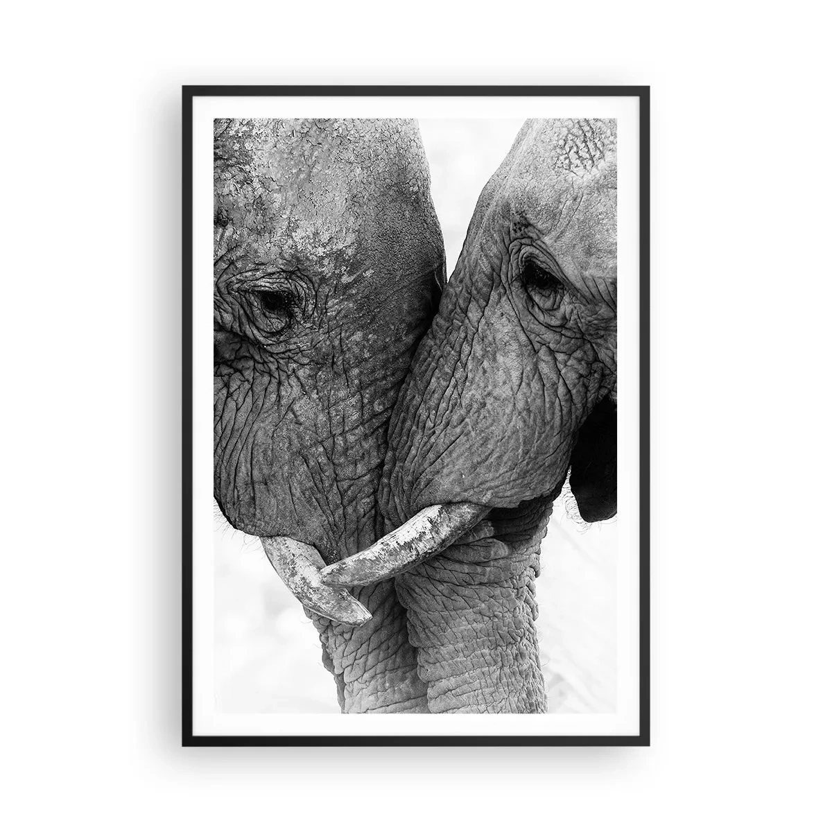 Plakat w czarnej ramie - Serdeczne wyznanie - 70x100 cm