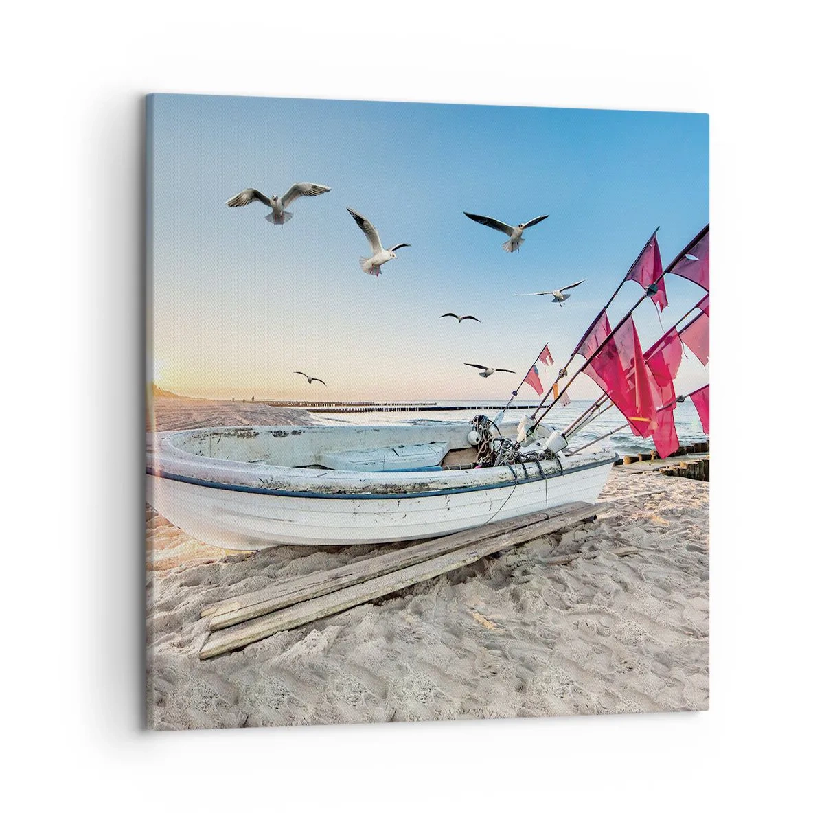 Obraz na płótnie - Zasłużony odpoczynek - 50x50 cm