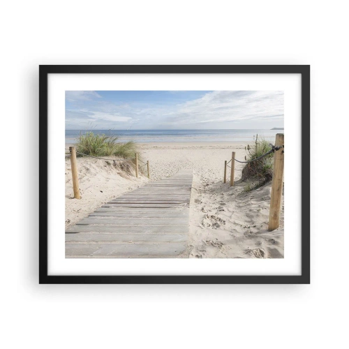 Plakat w czarnej ramie - Po horyzont - 50x40 cm