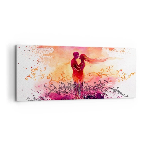 Obraz na płótnie - Jednego serca! Tak mało mi trzeba… - 100x40 cm