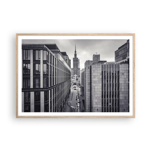 Plakat w ramie jasny dąb - Warszawska dolina - 100x70 cm