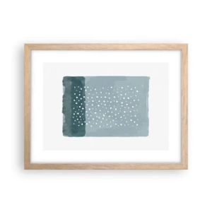 Plakat w ramie jasny dąb - Wyrosłe na błękicie - 40x30 cm