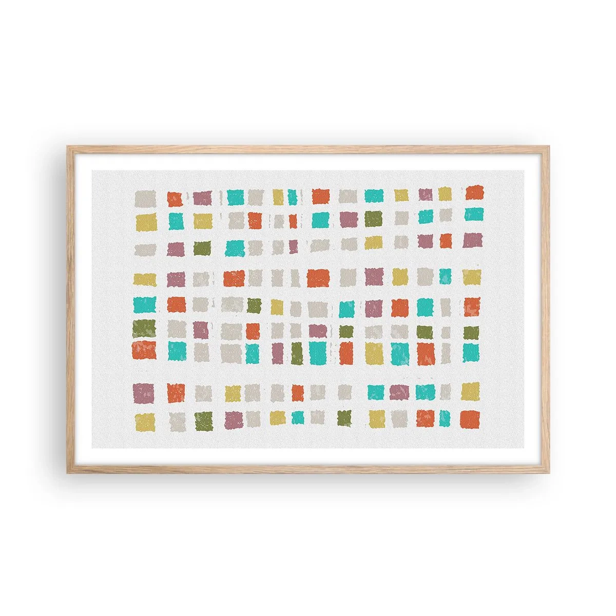 Plakat w ramie jasny dąb - Nieznana gra - 91x61 cm