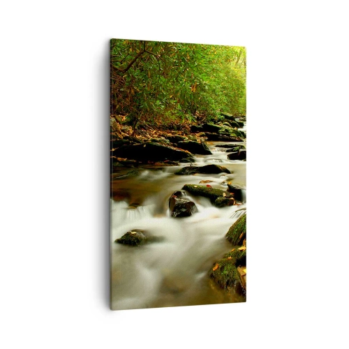 Obraz na płótnie - Jak płynne srebro - 45x80 cm