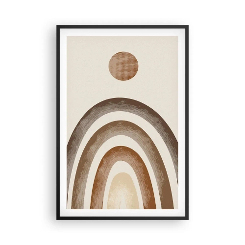 Plakat w czarnej ramie - W odległej galaktyce - 61x91 cm