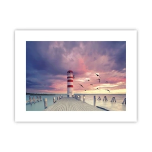 Plakat - Pora do portu - 40x30 cm