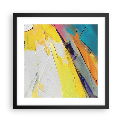 Plakat w czarnej ramie - Anatomia światła - 40x40 cm