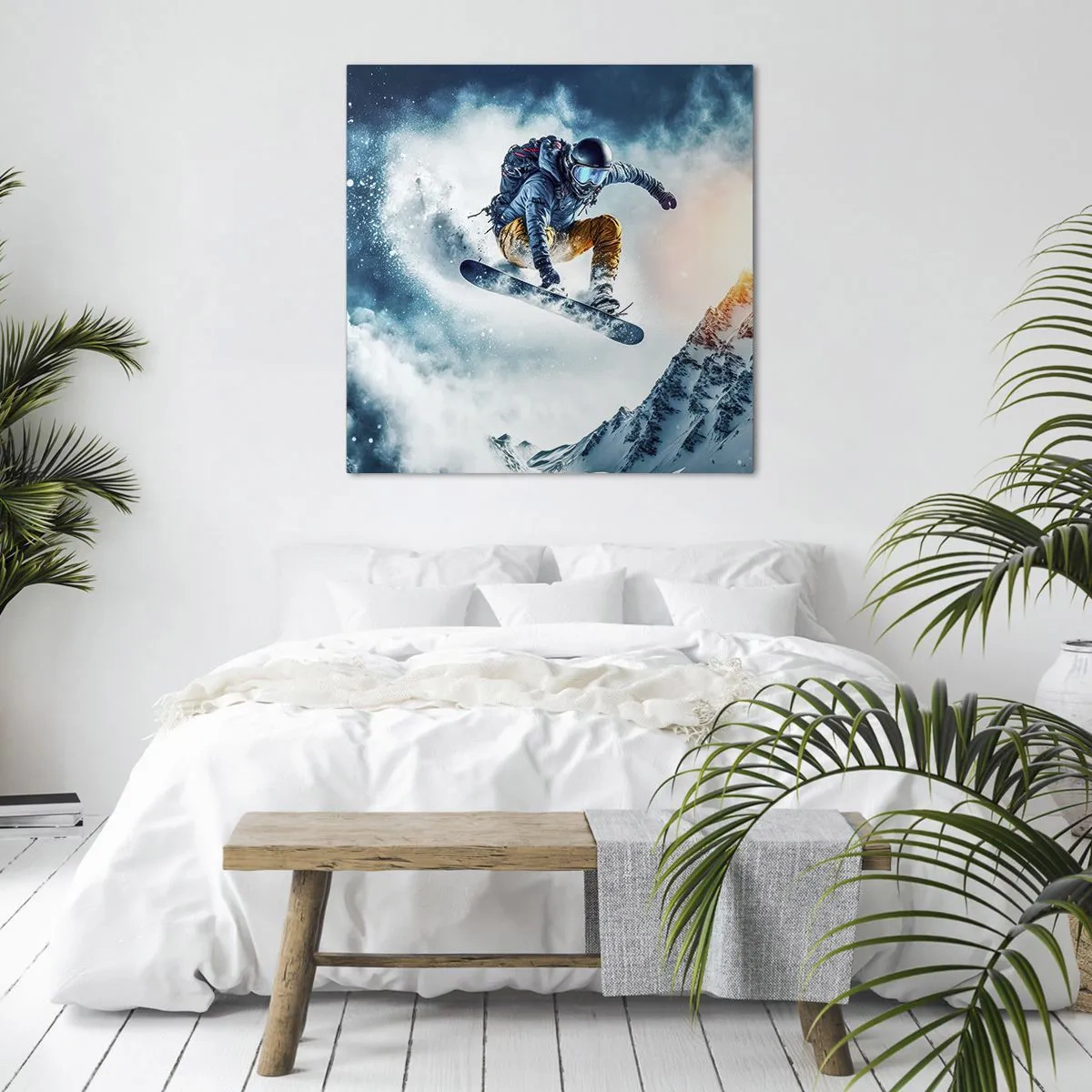 Obraz na płótnie - Ekstremalne emocje - 70x70 cm