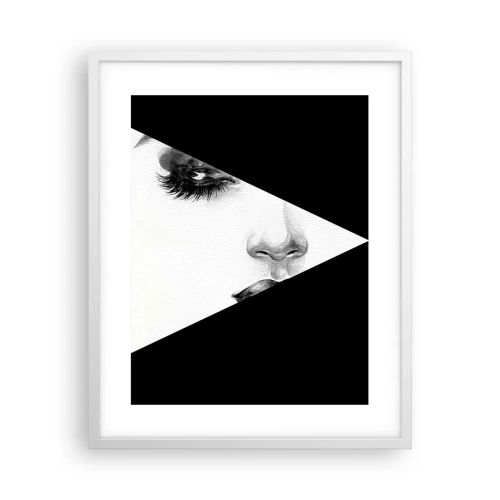 Plakat w białej ramie - Zawsze nieodkryta - 40x50 cm