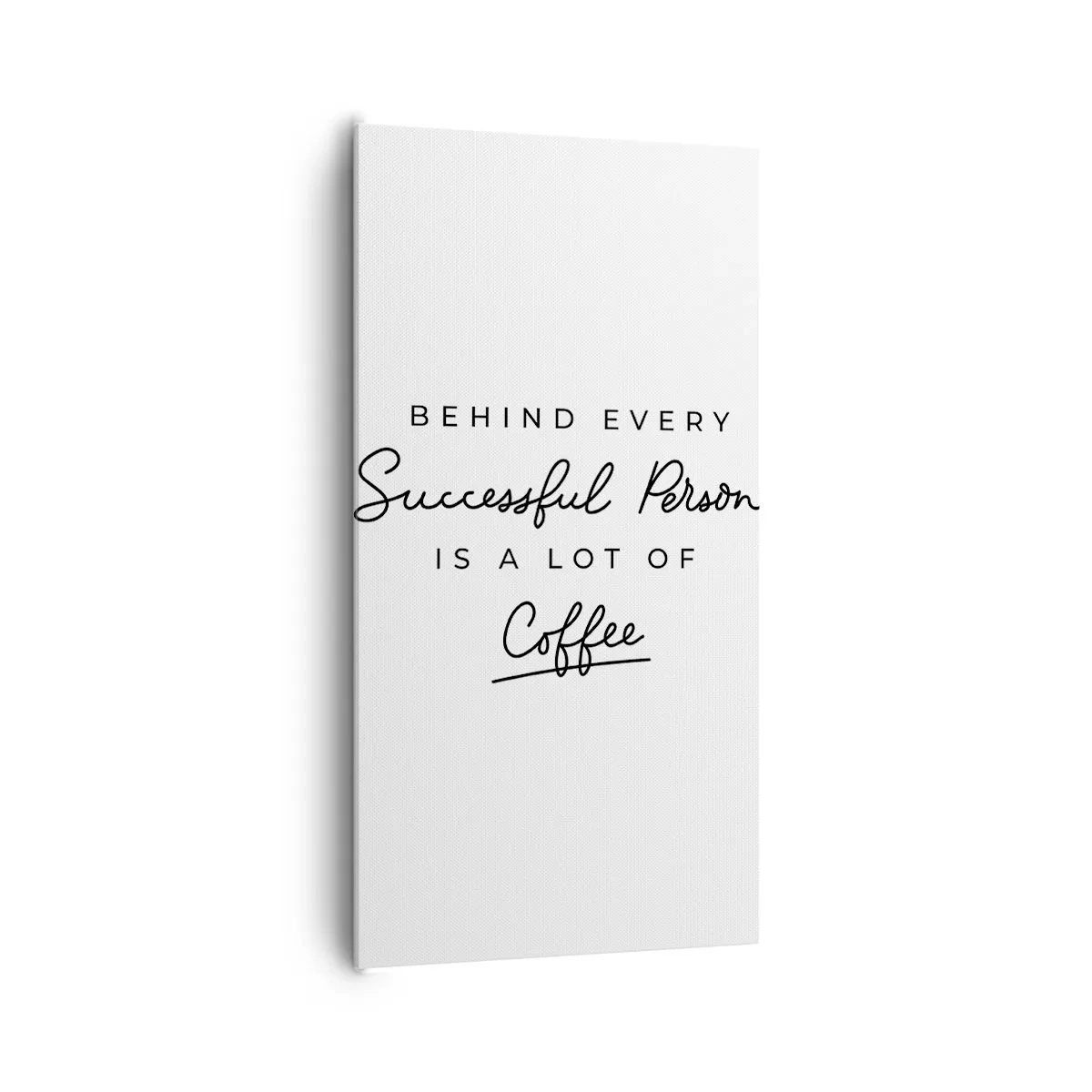 Obraz na płótnie - Tajemnica sukcesu - 65x120 cm