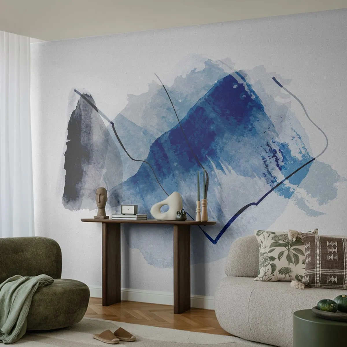 Fototapeta Premium Canvas - Lodowa góra - Abstrakcja, Sztuka, Sztuka Nowoczesna - 150x105 cm