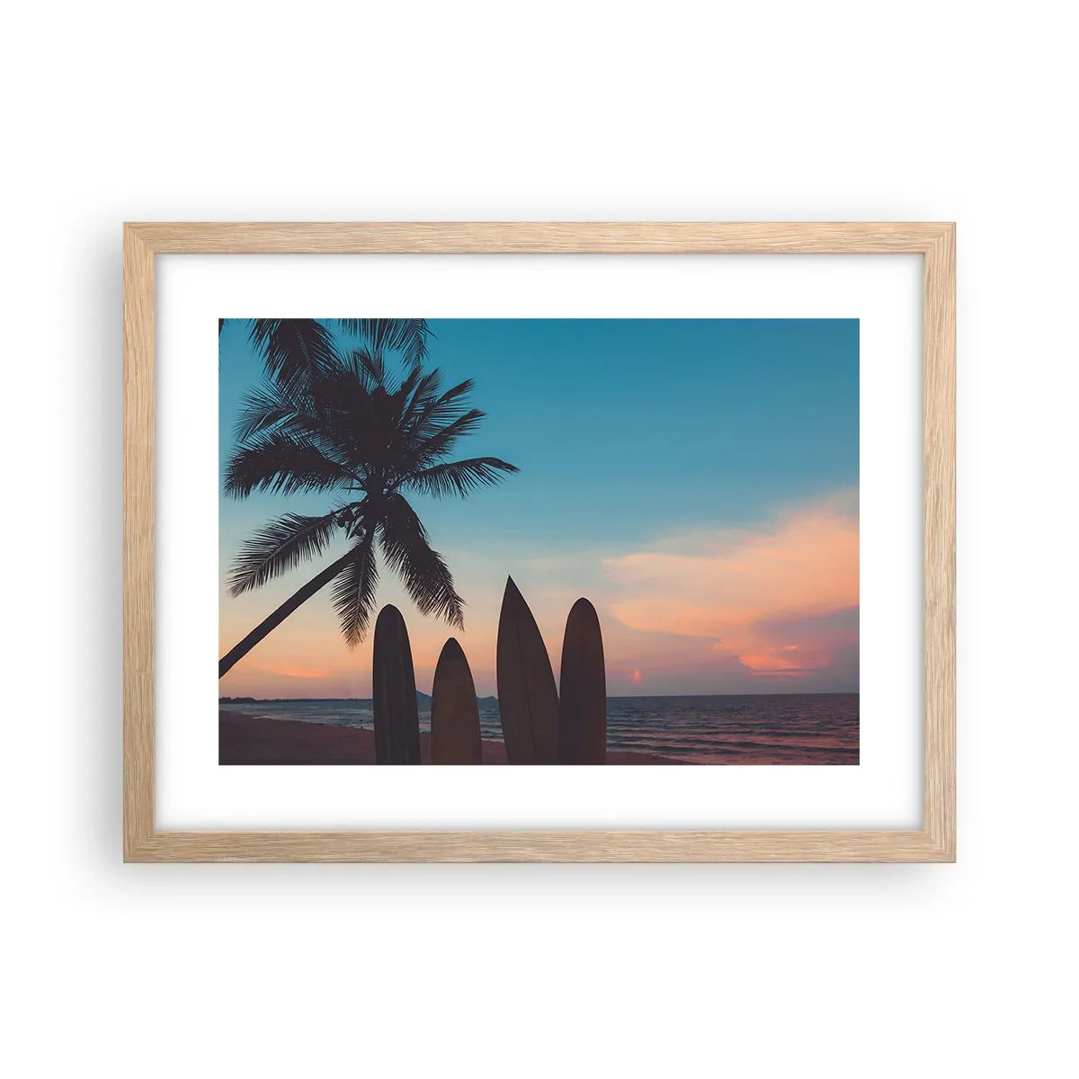 Plakat w ramie jasny dąb - Jutro też będzie zabawa - 40x30 cm