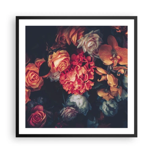 Plakat w czarnej ramie - Jak u holenderskich mistrzów - 60x60 cm