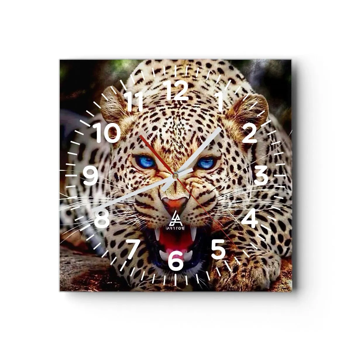 Zegar ścienny - Złość piękności nie szkodzi - 40x40 cm