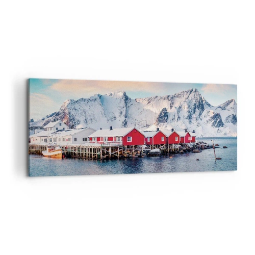 Obraz na płótnie - Północne ustronie - 100x40 cm