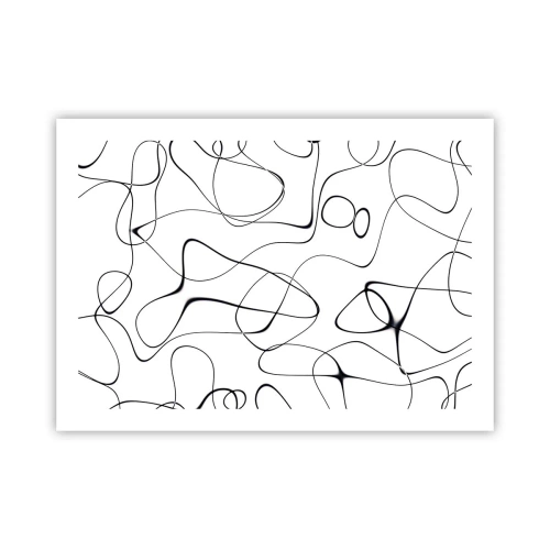Plakat - Ścieżki życia, koleje losu - 70x50 cm