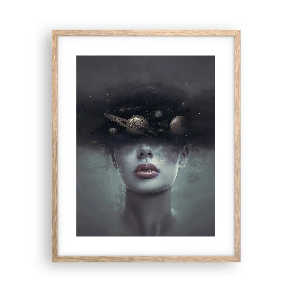 Plakat w ramie jasny dąb - A planety szaleją… - 40x50 cm