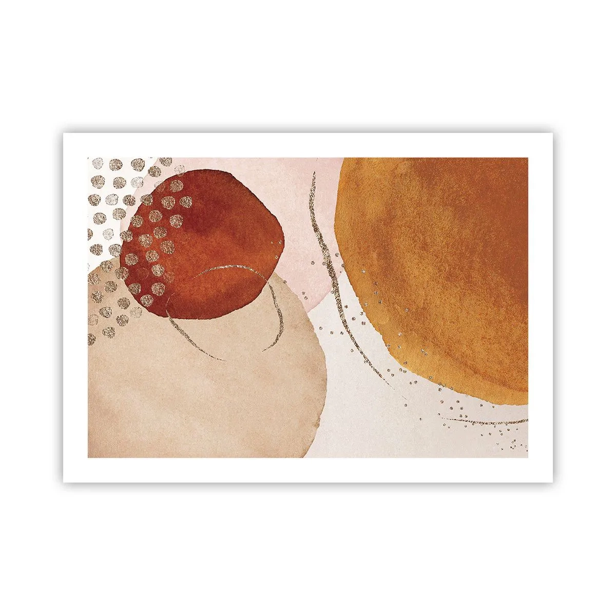 Plakat - Krągłość i ruch - 70x50 cm