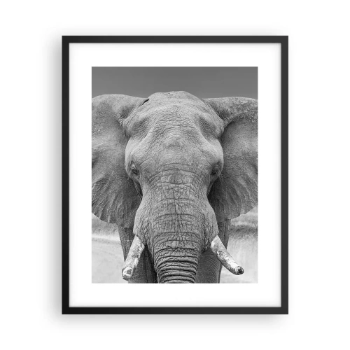 Plakat w czarnej ramie - Witaj w moim świecie - 40x50 cm