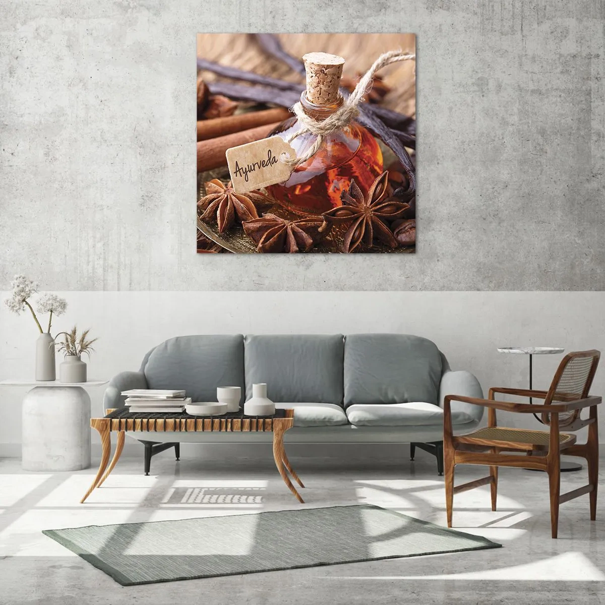 Obraz na szkle - Ku jedności ciała i ducha - 60x60 cm