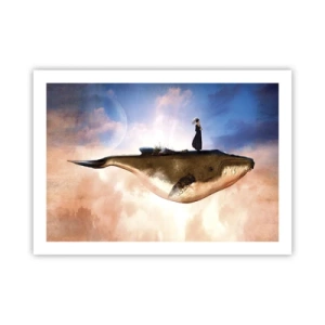 Plakat - Nadrealna podróż - 70x50 cm