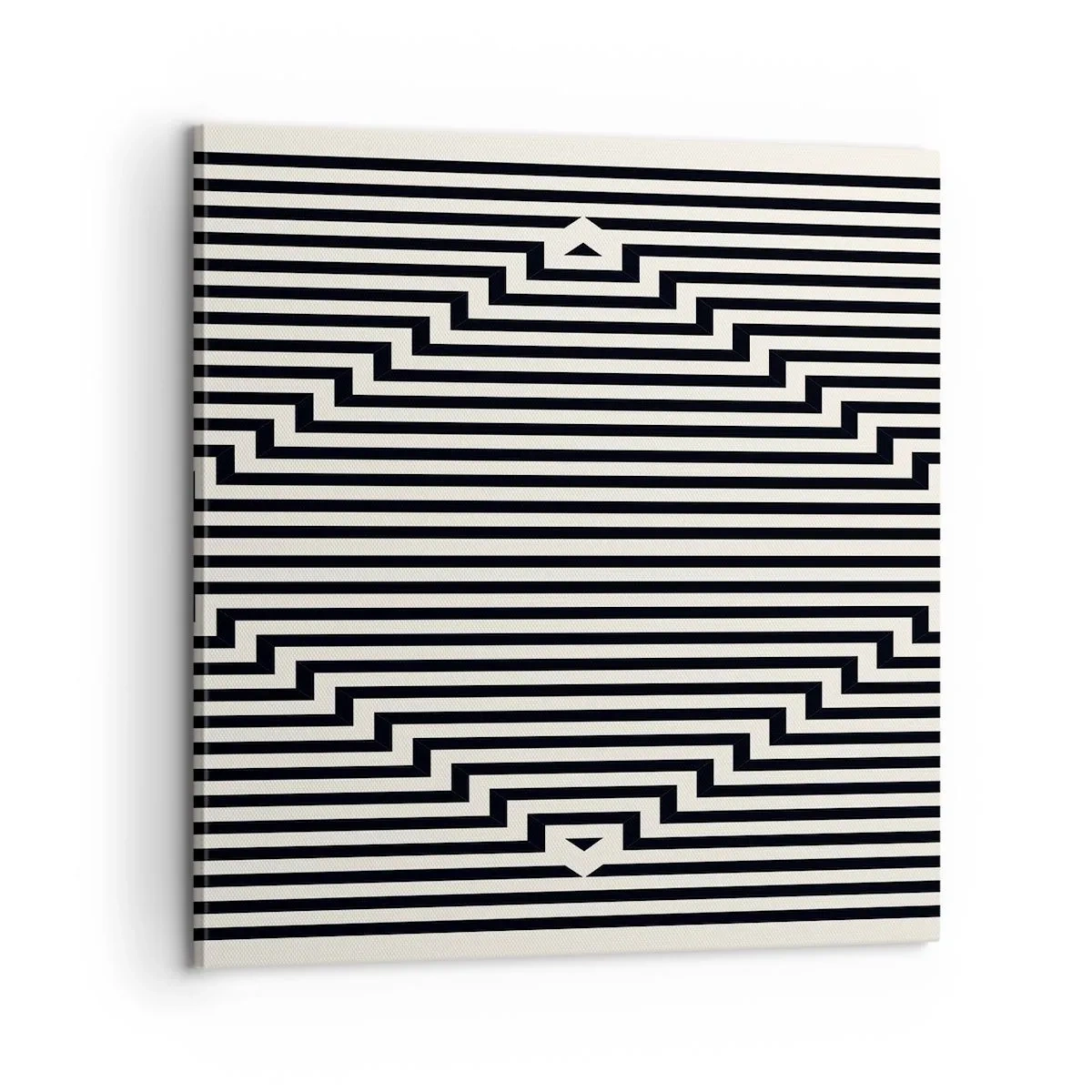 Obraz na płótnie - Geometryczna iluzja - 60x60 cm