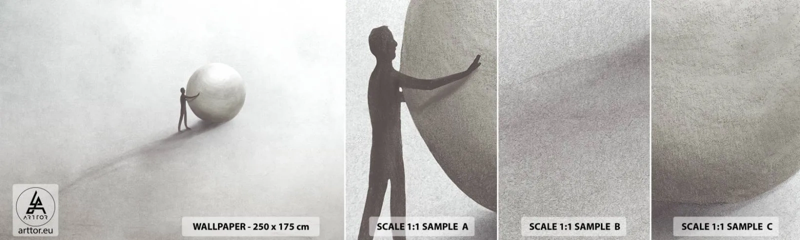 Fototapeta Próbka Standard Eco - Gra życia - Abstrakcja, Sztuka, Człowiek - 100x30 cm