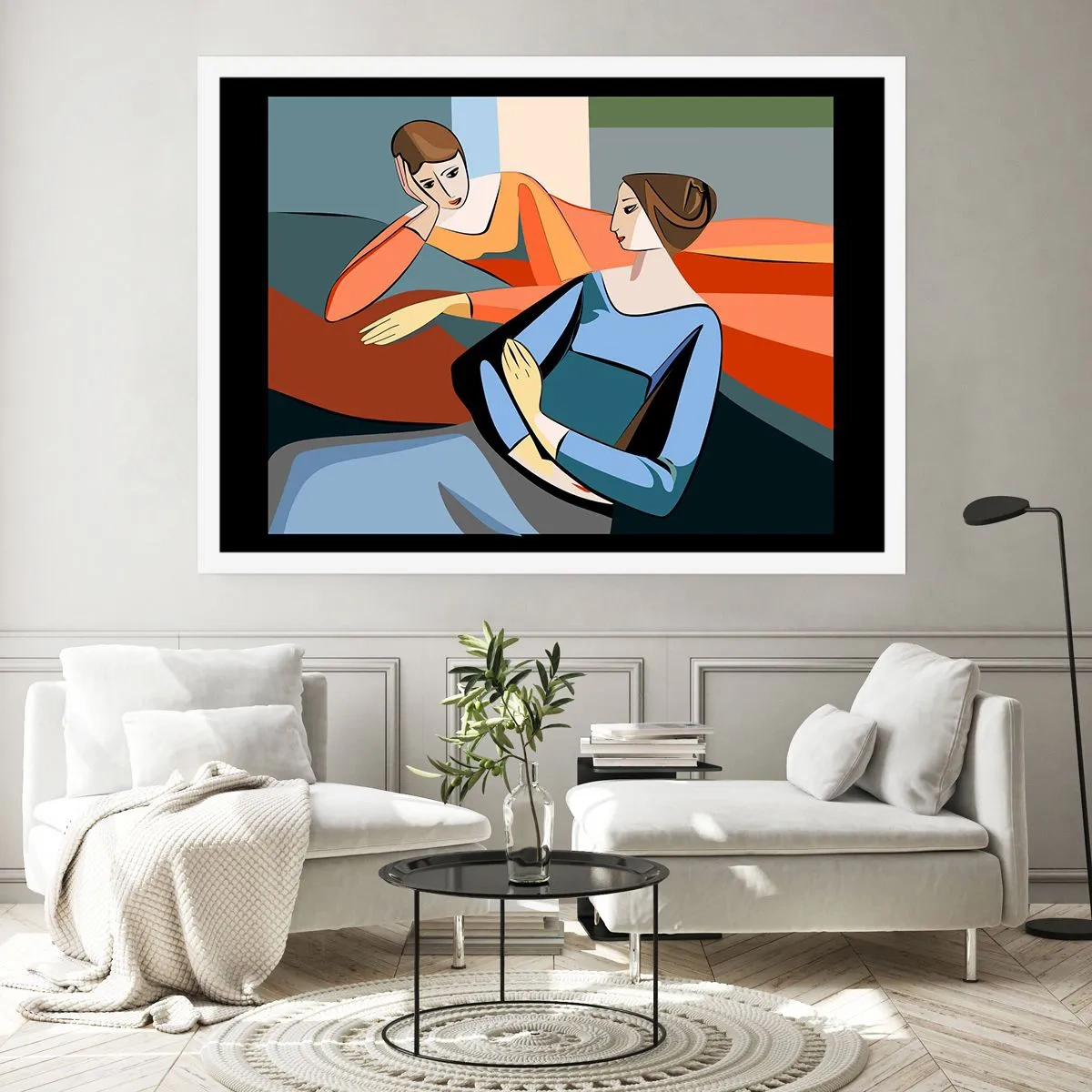 Plakat - Chwila zwierzeń - 50x40 cm