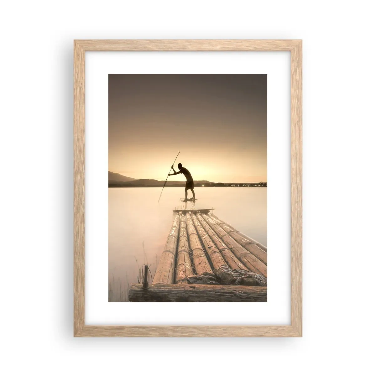 Plakat w ramie jasny dąb - Przed spoczynkiem - 30x40 cm