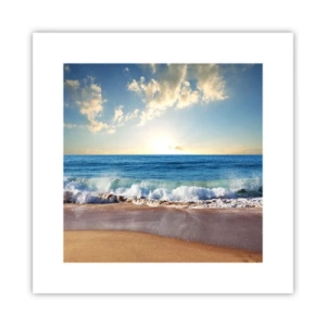 Plakat - Ruch i bezruch zarazem - 30x30 cm