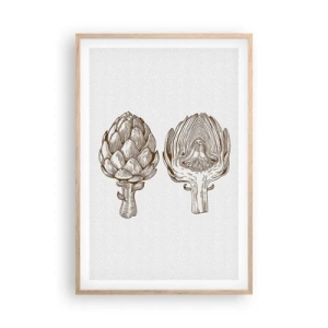 Plakat w ramie jasny dąb - Lekcja anatomii - 61x91 cm
