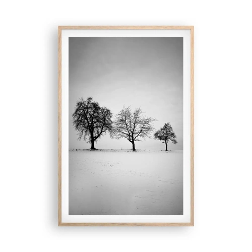 Plakat w ramie jasny dąb - O czym śnią? - 61x91 cm