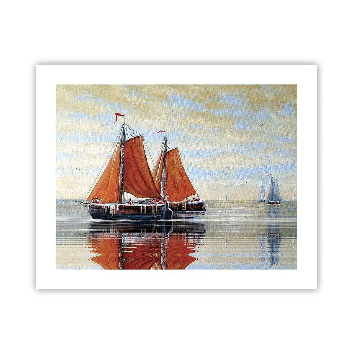 Plakat - Hej, żeglujże, żeglarzu… - 50x40 cm