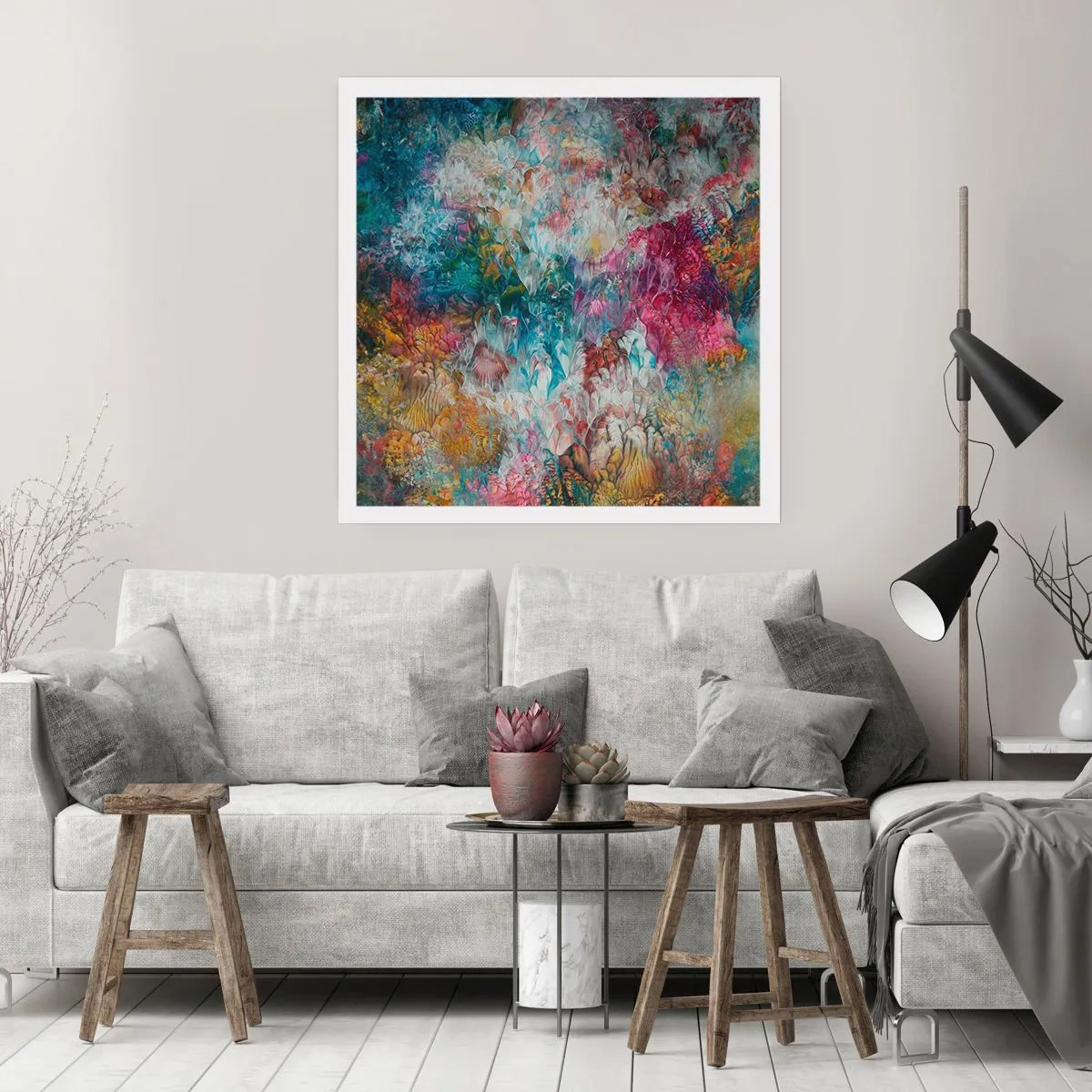 Plakat - W pełnym rozkwicie - 30x30 cm