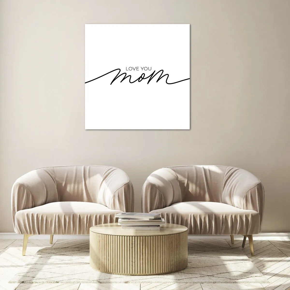 Obraz na szkle - Wielkie wzruszenie - 60x60 cm