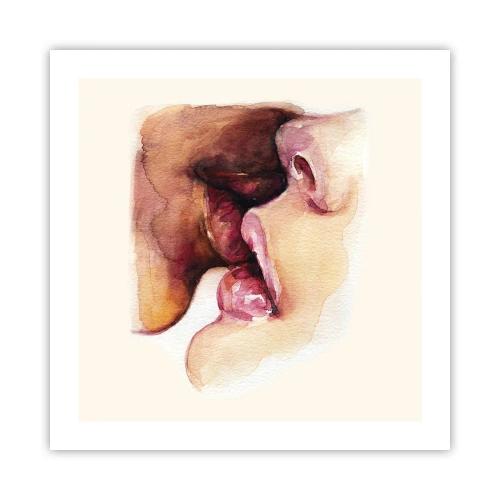 Plakat - Jak noc i dzień, ziemia i niebo - 50x50 cm